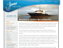 Tablet Screenshot of jambonboats.com